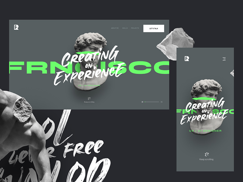 Interactive Portfolio Template Free Adobe XD Templates Download Interactive Portfolio Template Free Adobe XD Templates Download