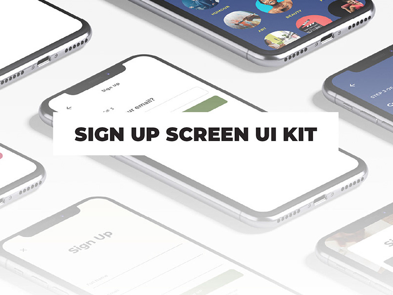 Sign Up Screen UI Kit