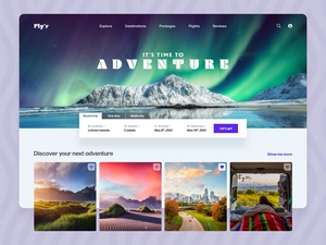 Travel Landing Page Template
