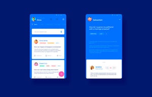 Answerly – Answers App Concept for Adobe XD