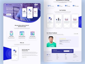 App Developers Landing Page Template