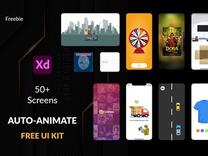 Auto-Animate Xd UI Kit