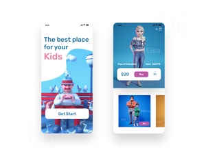 Baby Toys Store Apps Design