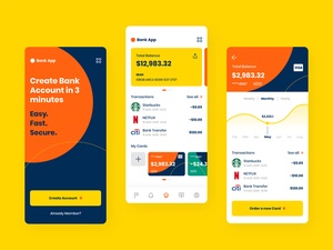 Bank App UI Design