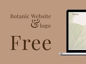 Botanic Website Template & Logo