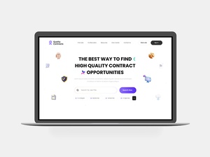 Job Search Website Landing Page Template