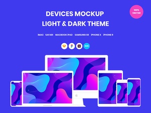 Apple Vector Devices and Mockups