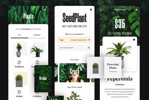 Plants E-Commerce App UI