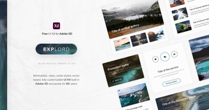 Explord – Adobe XD UI Kit