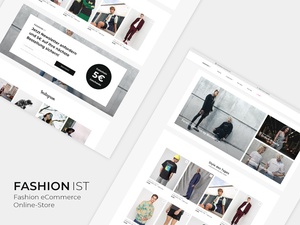Модная электронная коммерция шаблон интернет-магазина для Shopify