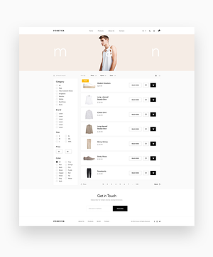Forever – Fashion Theme With Adobe XD