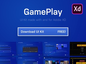 Adobe XD UI Kit – Gaming Console