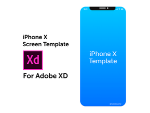 iPhone X Mockup for Adobe XD