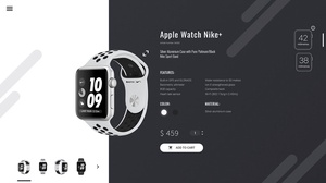 iWatch Product Card For XD Projects