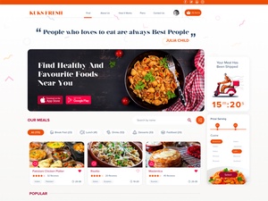 Healthy Recipes Website Template