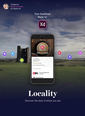 Adobe XD Prototype – Locality