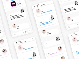 Messenger UI Design - kostenlose Ressource