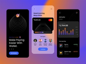 Mobile Zahlungs -App -Konzept