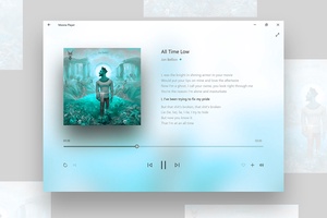 Moona – Adobe XD Player Concept