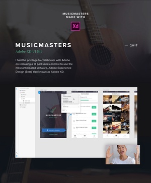 Musicmasters -Dateien - Adobe XD Zusammenarbeit