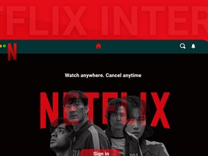 Concepto de rediseño de la interfaz de usuario de Netflix Login