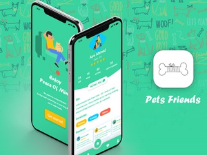 Dog Walking App Concept UI