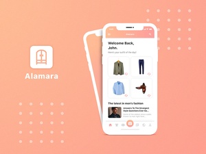 Smart Wardrobe App UI