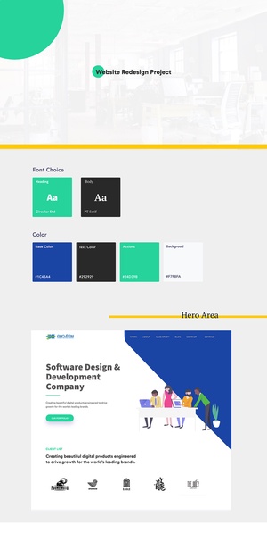 Software Company Website Redesign – Adobe Xd Resource