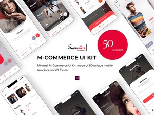 Mobile E-commerce Xd UI Kit