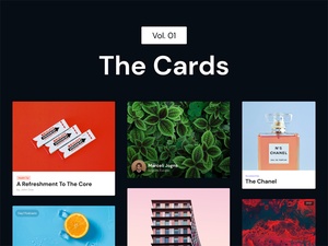 UI Cards for Adobe XD