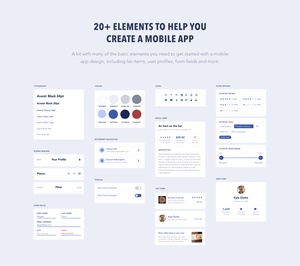UI Elements for Mobile App Design – Adobe XD