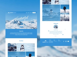 Personal Travel Website Template