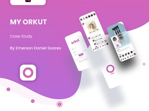 Orkut App Redesign in Adobe Xd