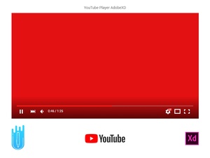 YouTube Player for Adobe XD