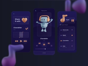 3D Music Icons Pack