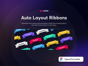Ribbons for Figma (Auto Layout)