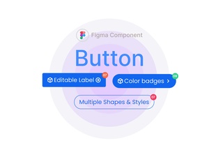 Figmaのボタンコンポーネント