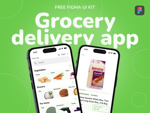 Lebensmittellieferung App UI Kit
