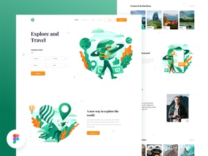 Tour and Travel Website Template