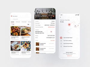 Restaurant Food Delivery App UI