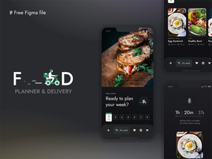 Food Planner & Delivery App UI