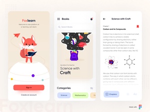 E-Learning Platform App UI