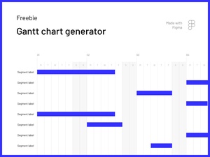 Gantt Chart Figma Template