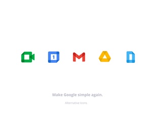 Icônes Google recolorées - GRATUIT