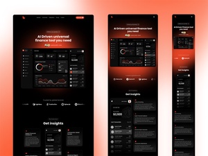 AI Finance SaaS Website Template (Groww)