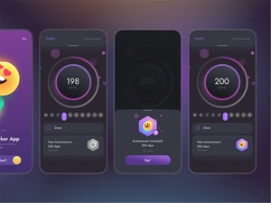 Habits Tracker App UI