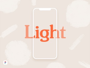 iPhone X Light Mockup for Figma