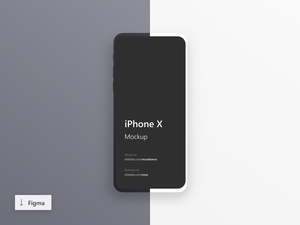 iPhone x минималистичные макеты для Figma