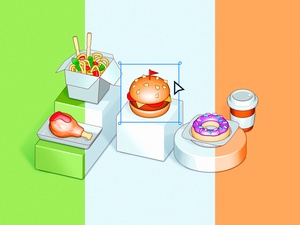 Isometric Food Icons Pack