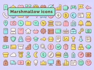 General Icons (Marshmallowy Style)